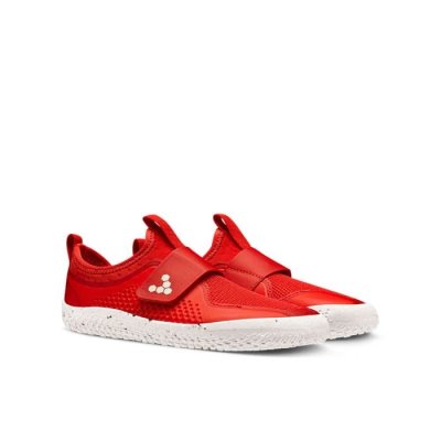 Chaussures d'école Vivobarefoot Primus Sport II Enfant - Orange QWN453820